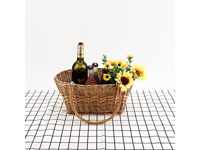 Beach Picnic Set Country Style Hamper Insulated Basket Branded Boxes Baskets