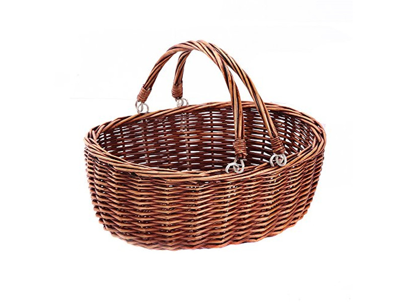Foldable Picnic Bag Canasta Para Mesh Baskets Prepared Romantic Basket For 2