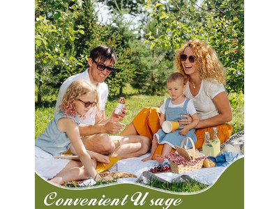 Hot Selling Wicker Picnic Basket Tall Discount Baskets Green 5 People Boho