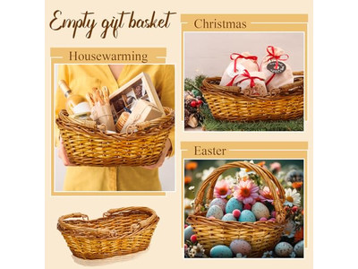 Mini Picnic Baskets With Lids 30Cm Rattan Basket Foldable Outdoor