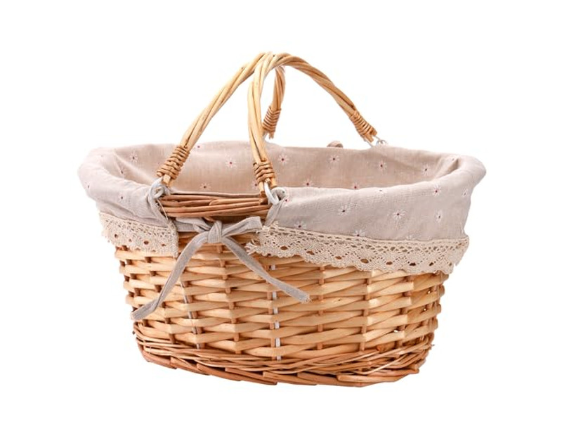Picnic Basket And Table Mesh Beach Bag Folding Metal Bamboo Vietnam