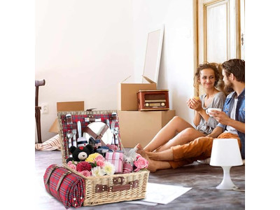 Picnic Basket Designer With Plastic Place Packing Hamper For 2 Hiking Stainless