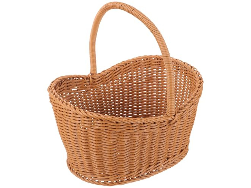 Picnic Basket Import And Export Stripes Packaging Cooler With Wood Lid
