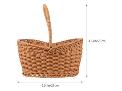 Picnic Basket Import And Export Stripes Packaging Cooler With Wood Lid