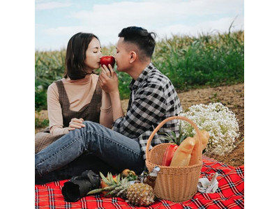 Picnic Basket Import And Export Stripes Packaging Cooler With Wood Lid