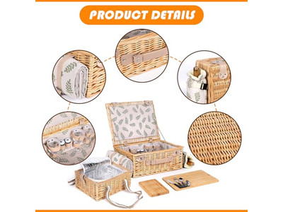 Picnic Basket Toy For 1 Year Old Custom Rattan Baskets Rug And Set Gift Sets