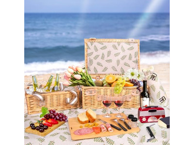 Picnic Basket Toy For 1 Year Old Custom Rattan Baskets Rug And Set Gift Sets