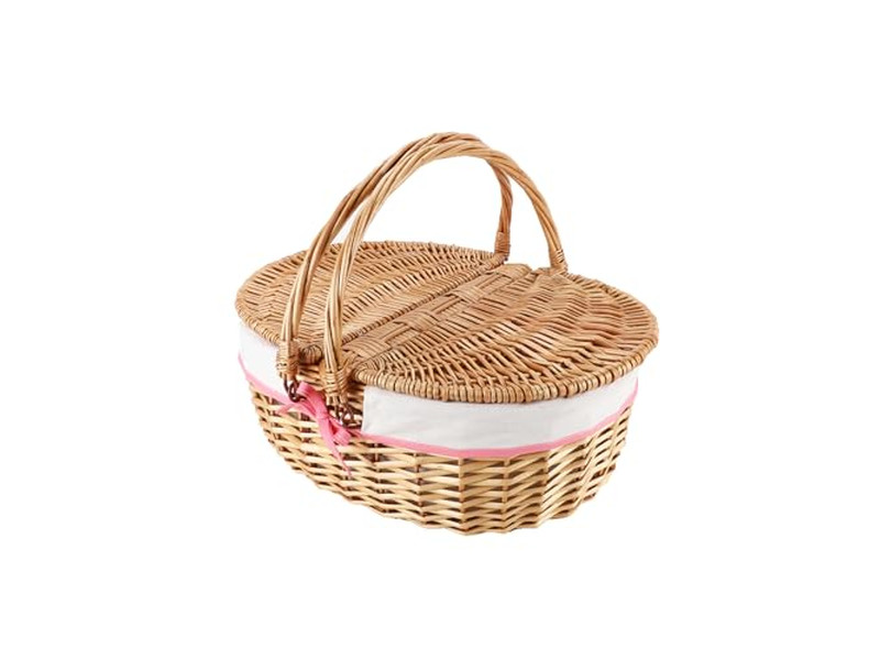 Picnic Hamper Set For 4 Kids Woven Basket Personalized Good Baskets Container