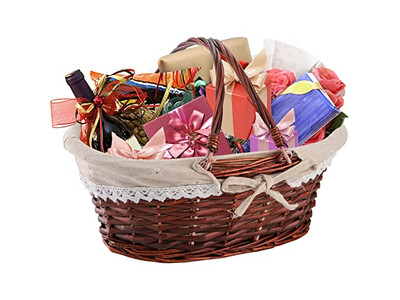 Picnic Insulation Package Unique Willow Basket Heart Shaped Baskets Easy Carry