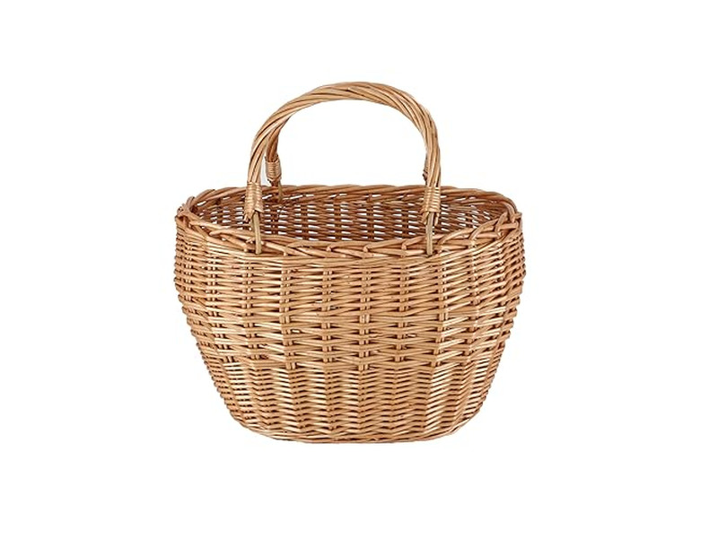 Set Of 4 Wicker Picnic Basket Double Sided Insulation Keeping Huge
