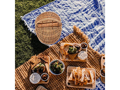 Toy Picnic Basket With Food Individual Wicker Cheap Small Pick Up