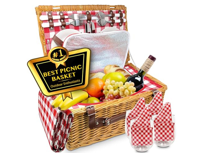 Afternoon Tea Picnic Basket Small Baskets Bulk Italian Hamper