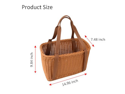 Bicnic Basket With Blanket Small Picnic Favors Handmade Wood Chip Backpack Kit