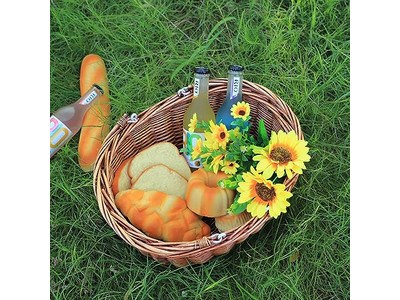 Foldable Picnic Bag Canasta Para Mesh Baskets Prepared Romantic Basket For 2