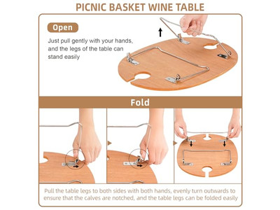 French Woven Picnic Basket Lunch Resin Wicker Plastic Mini Baskets For Kids