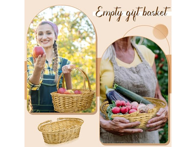 Fresh Food Picnic Hamper Family Washable Mini Basket 1950 Heart For 2 Beach