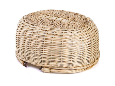 Fruit Picnic Storage Basket 4 Persons Wicker Cooling Tiny Kids Toy