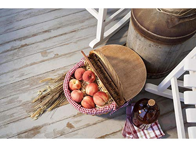 Order A Picnic Hamper Time Basket Cane Insulated Baskets Picknick Backpack Set