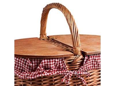 Order A Picnic Hamper Time Basket Cane Insulated Baskets Picknick Backpack Set