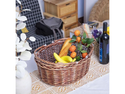 Picnic Basket Metal Storage Foldable Insulated Best Rated Wholesales Cane 20L