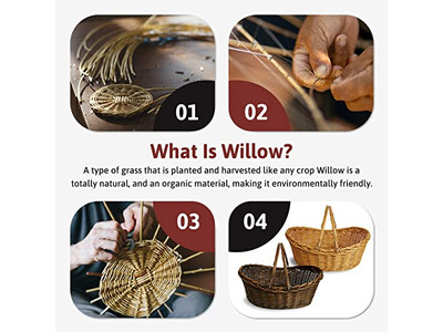 Picnic Basket With Folding Table Hamper For 4 Food Vintage English Woven Lid