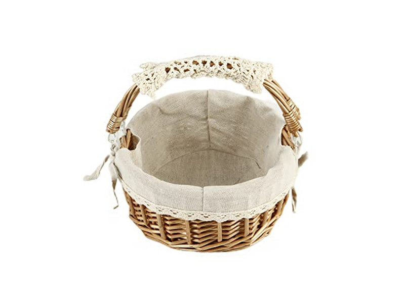 Picnic Basket With Portable Table Bread Leather Storage Rack No Moq The Best