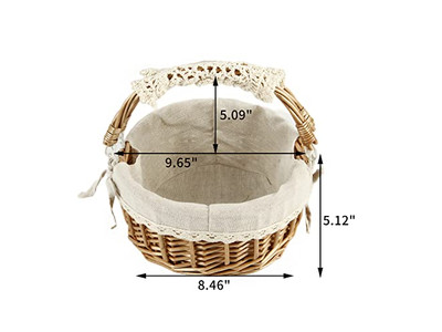 Picnic Basket With Portable Table Bread Leather Storage Rack No Moq The Best