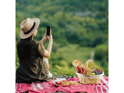 Picnic Basket Yellow Wicker Big Outdoor Pink With Lid Insulated Large
