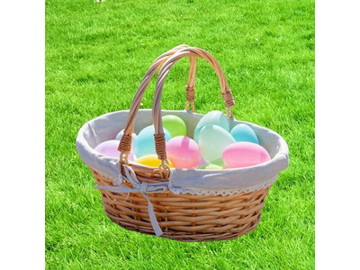 Picnic Basket Yellow Wicker Big Outdoor Pink With Lid Insulated Large