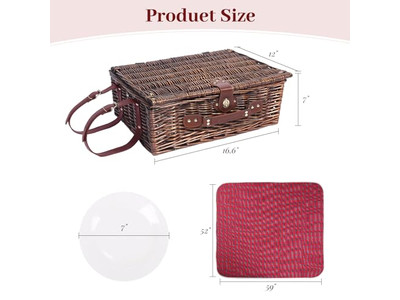Picnic Shopping Plastic Basket Round With Lid Custom Cooler Kitchen Warehouse