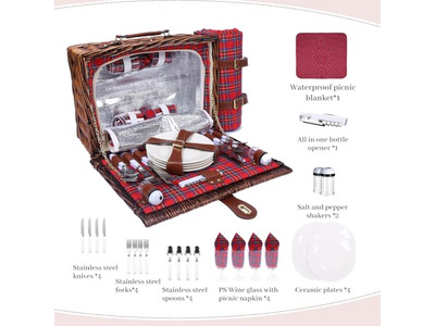 Picnic Shopping Plastic Basket Round With Lid Custom Cooler Kitchen Warehouse