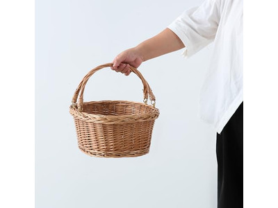 Storage Basket Picnic Rattan Blue Wiker Insulated Outdoor Cooler Willow Wicker