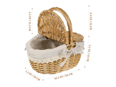 Two Person Picnic Set Table Top Basket Personalized For Beer Insulation