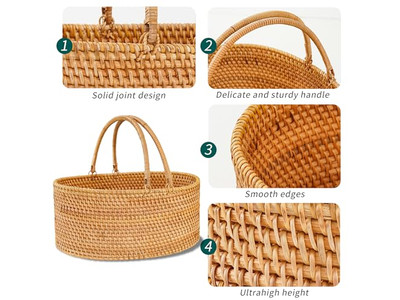 Waterproof Insulated Picnic Basket Home Goods Baskets For Sale